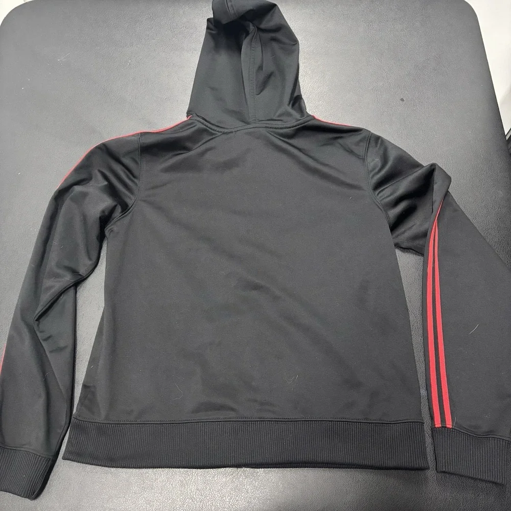 Polo Jeans‎ Co. Ralph Lauren Big Kids Full Zip Sweatshirt Hoodie Black Red Sz Sm